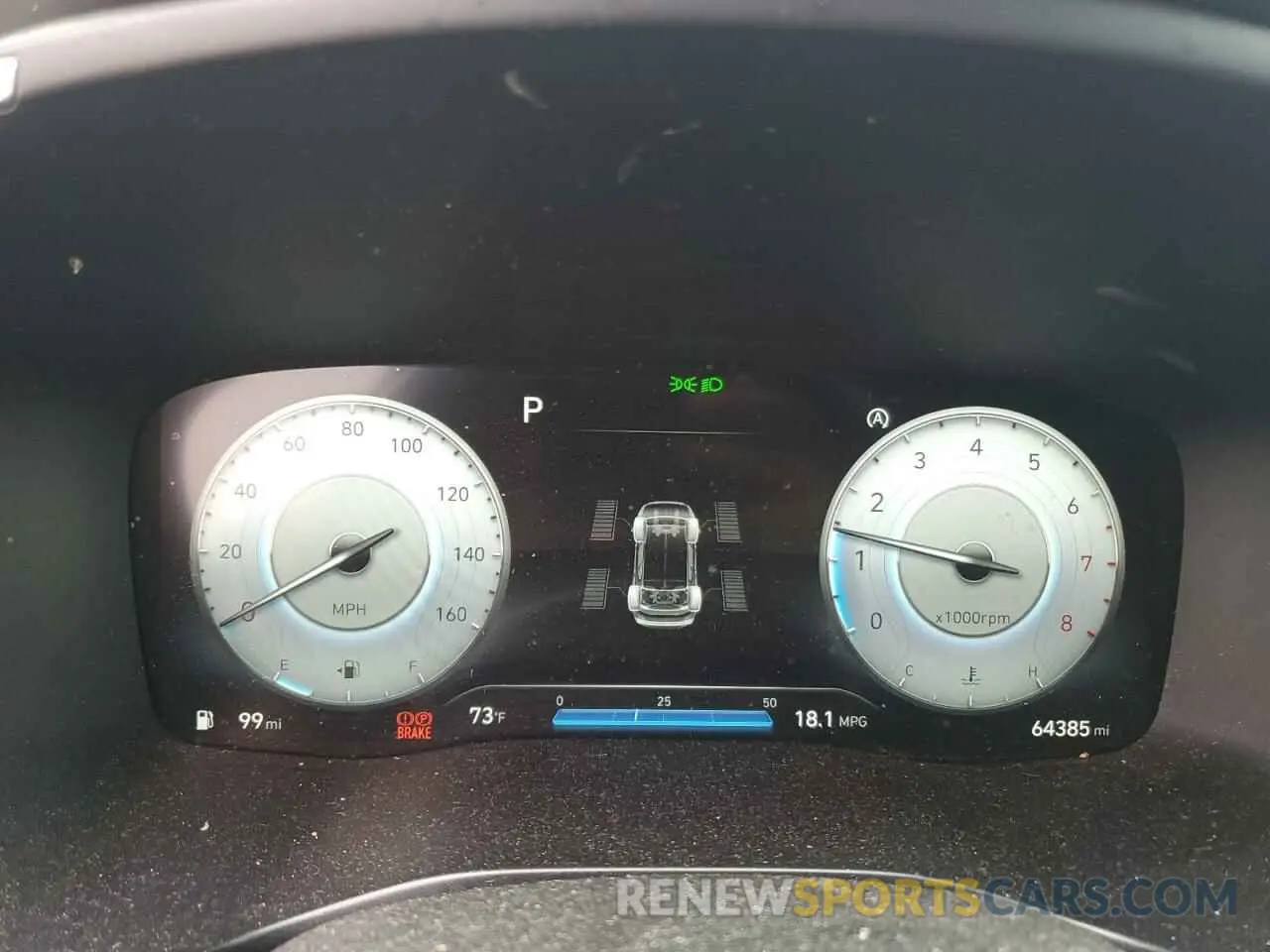 9 Фотография поврежденного автомобиля 5NMS6DAJ7NH410825 HYUNDAI SANTA FE 2022