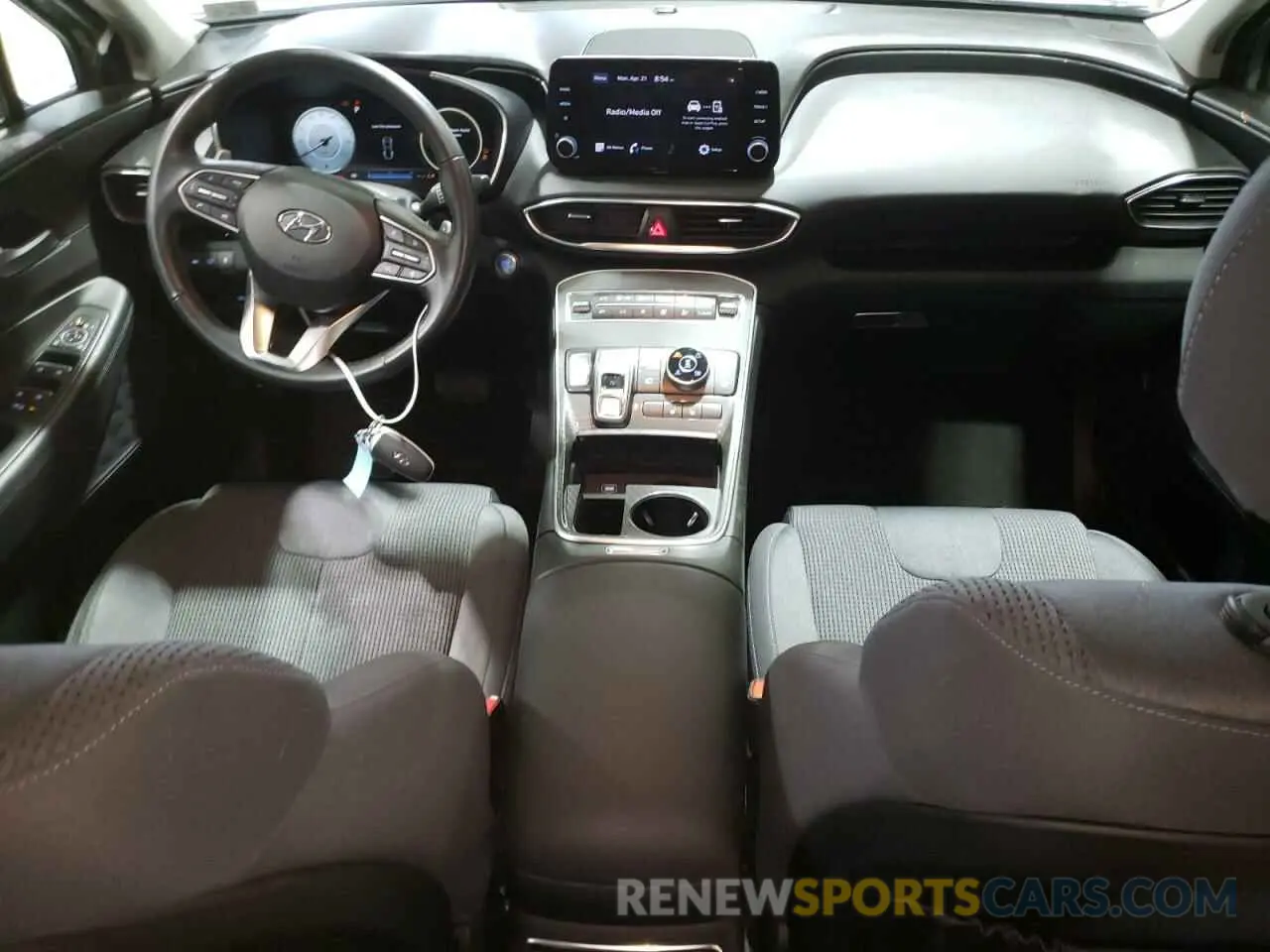 8 Фотография поврежденного автомобиля 5NMS6DAJ8NH439833 HYUNDAI SANTA FE 2022