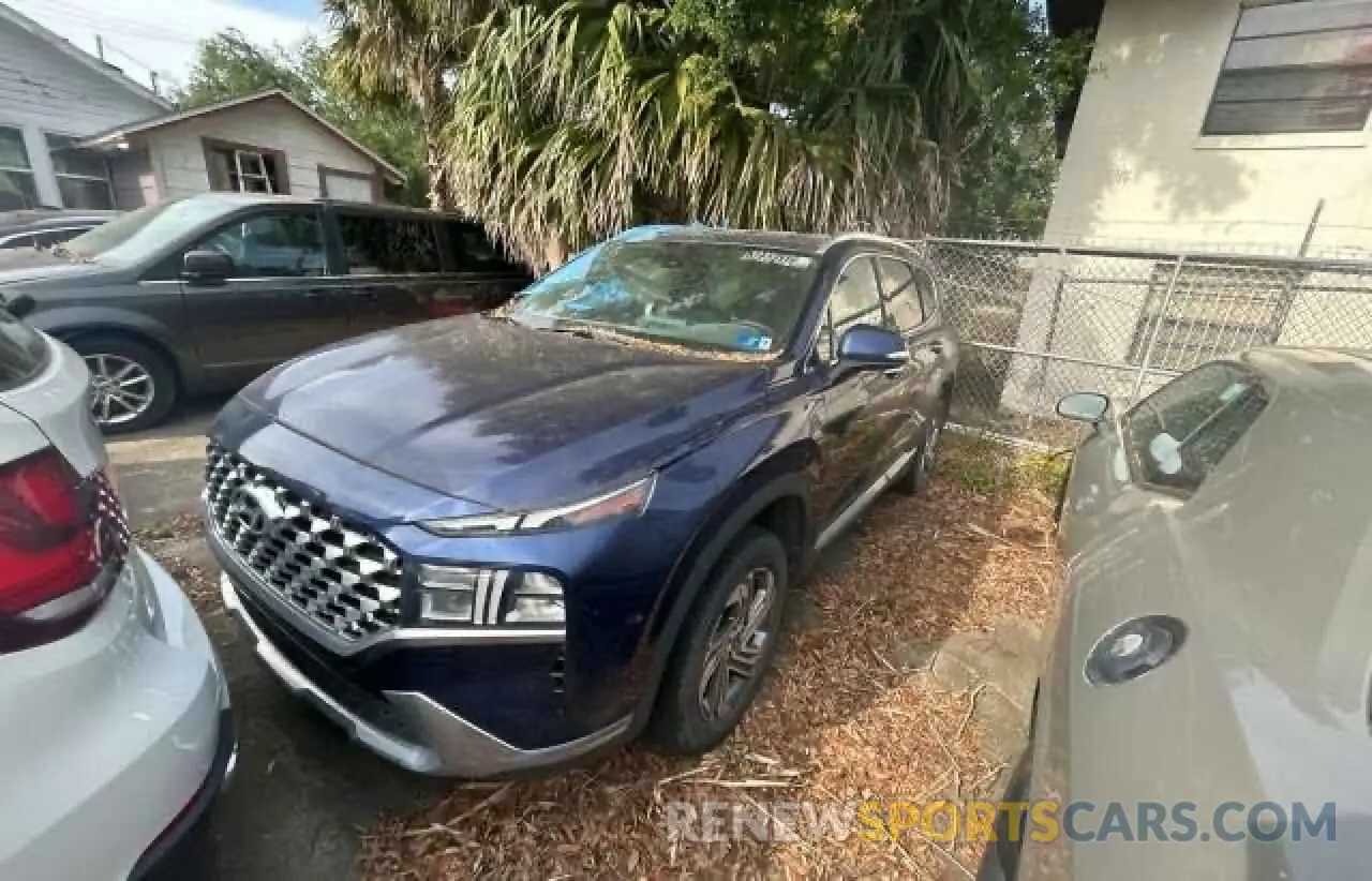 2 Photograph of a damaged car 5NMS6DAJXNH380607 HYUNDAI SANTA FE 2022