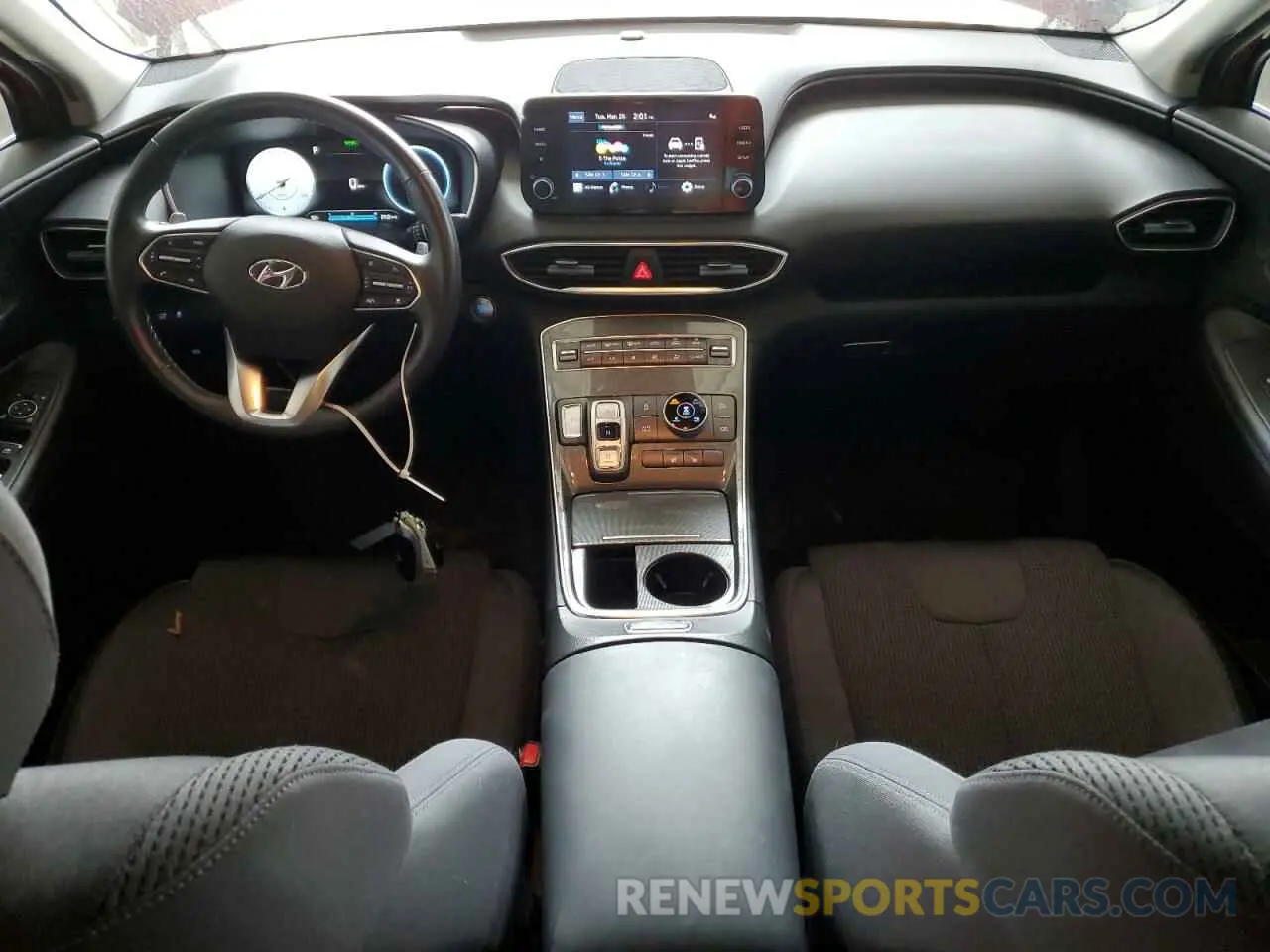 8 Фотография поврежденного автомобиля 5NMS6DAJXNH441096 HYUNDAI SANTA FE 2022