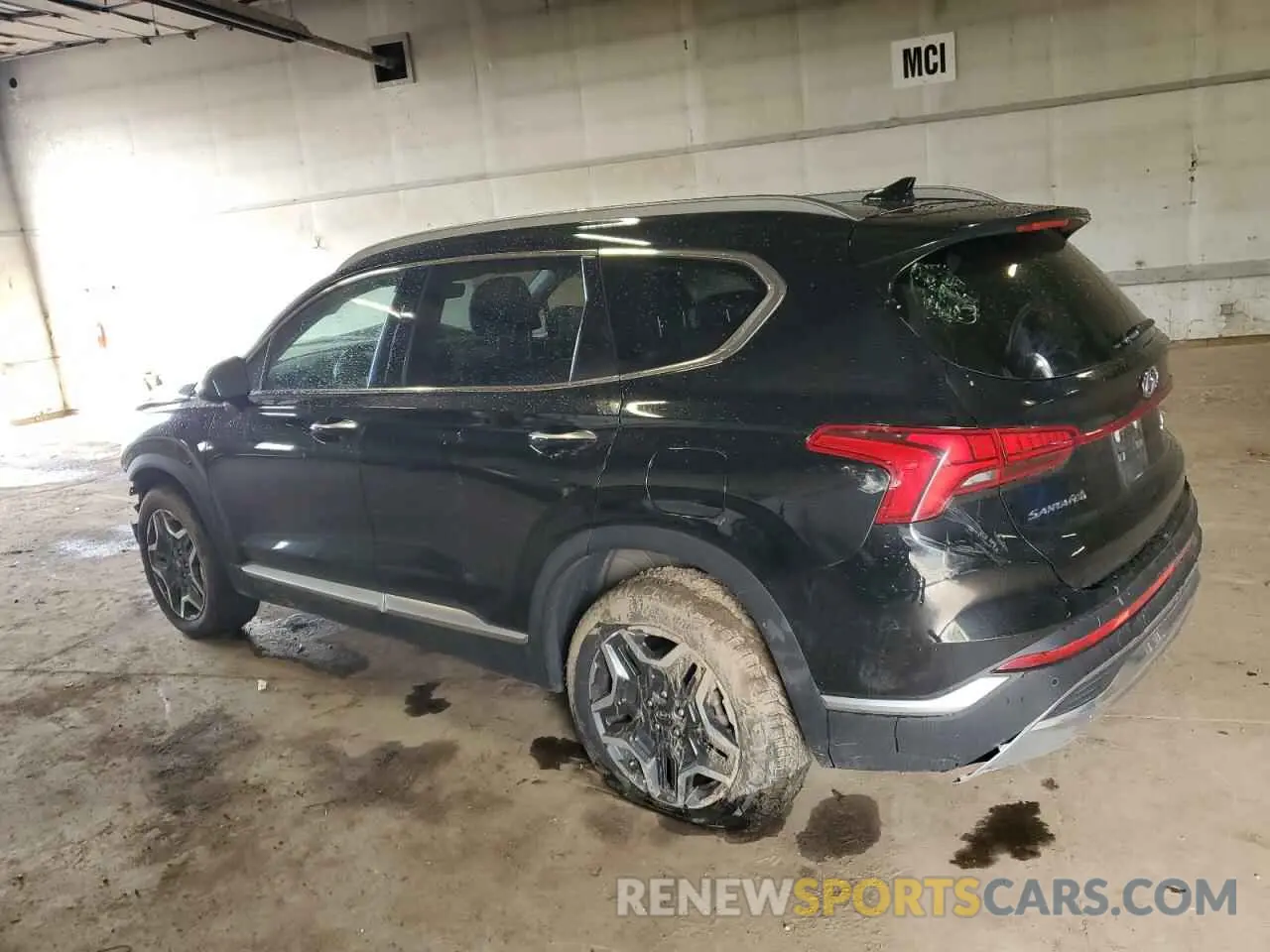 2 Photograph of a damaged car KM8S3DA12NU016744 HYUNDAI SANTA FE 2022