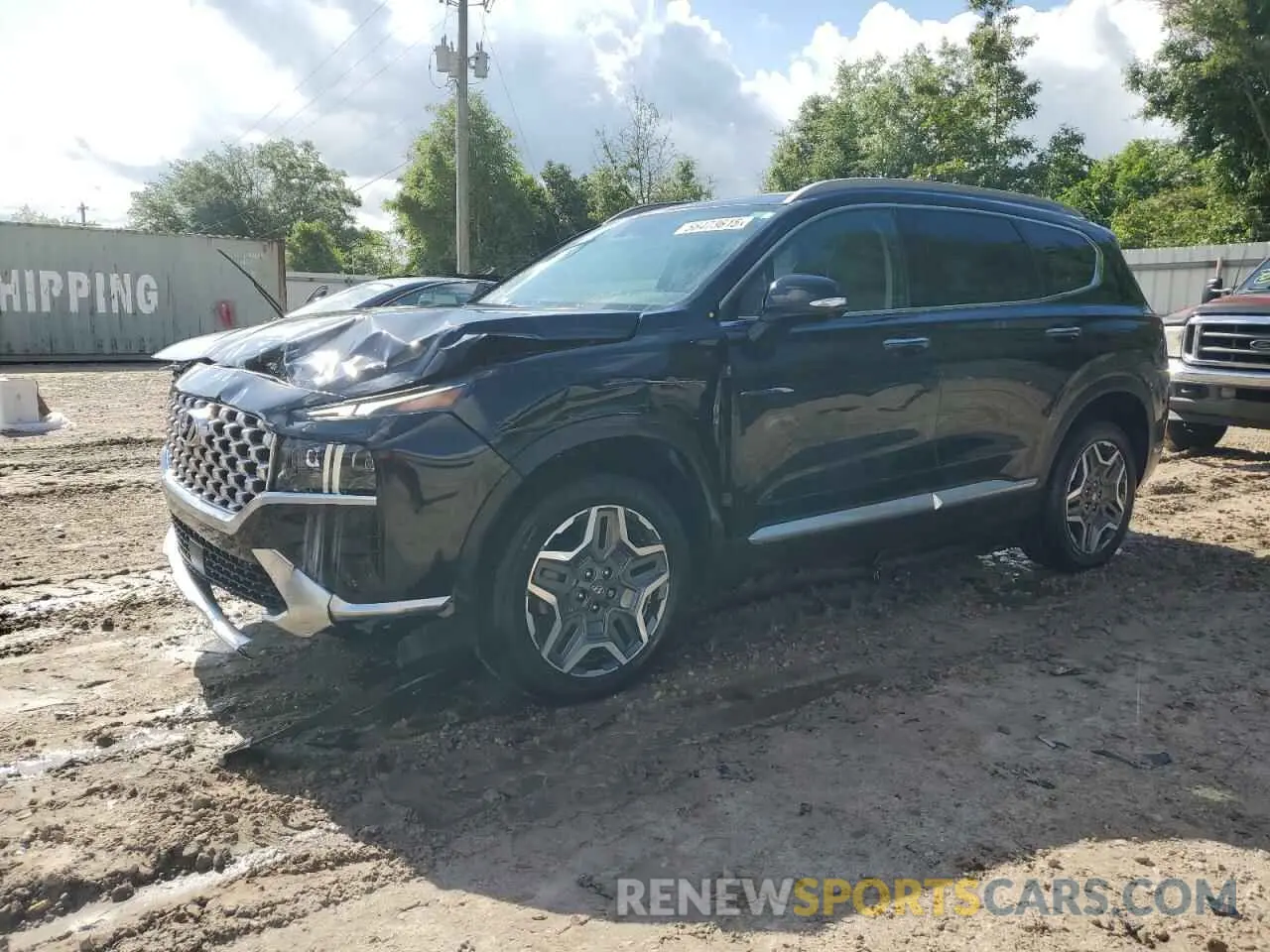 1 Фотография поврежденного автомобиля KM8S5DA16NU052057 HYUNDAI SANTA FE 2022
