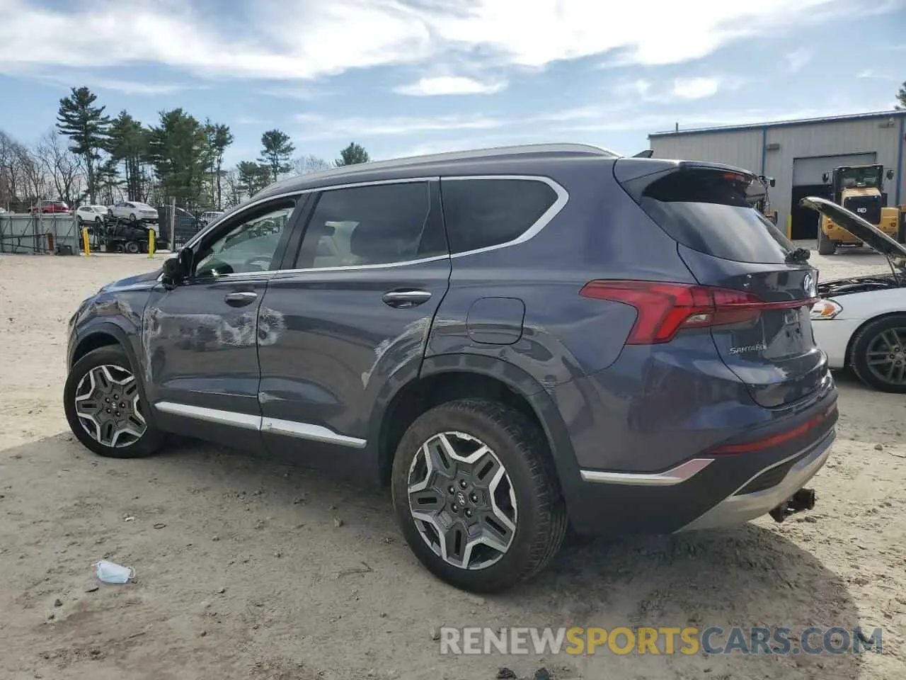 2 Фотография поврежденного автомобиля KM8S7DA20NU050744 HYUNDAI SANTA FE 2022