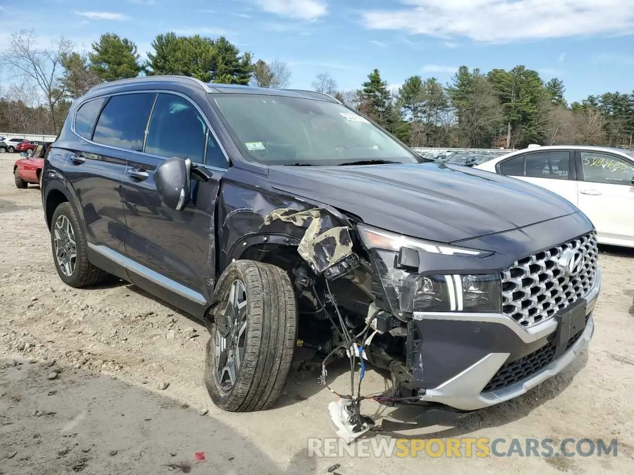 4 Фотография поврежденного автомобиля KM8S7DA20NU050744 HYUNDAI SANTA FE 2022