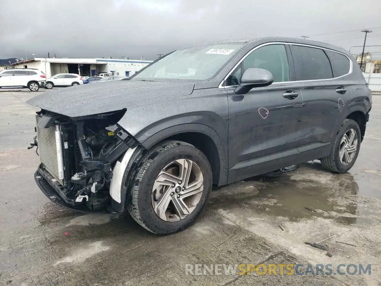 1 Photograph of a damaged car 5NMS14AJ2PH628852 HYUNDAI SANTA FE 2023