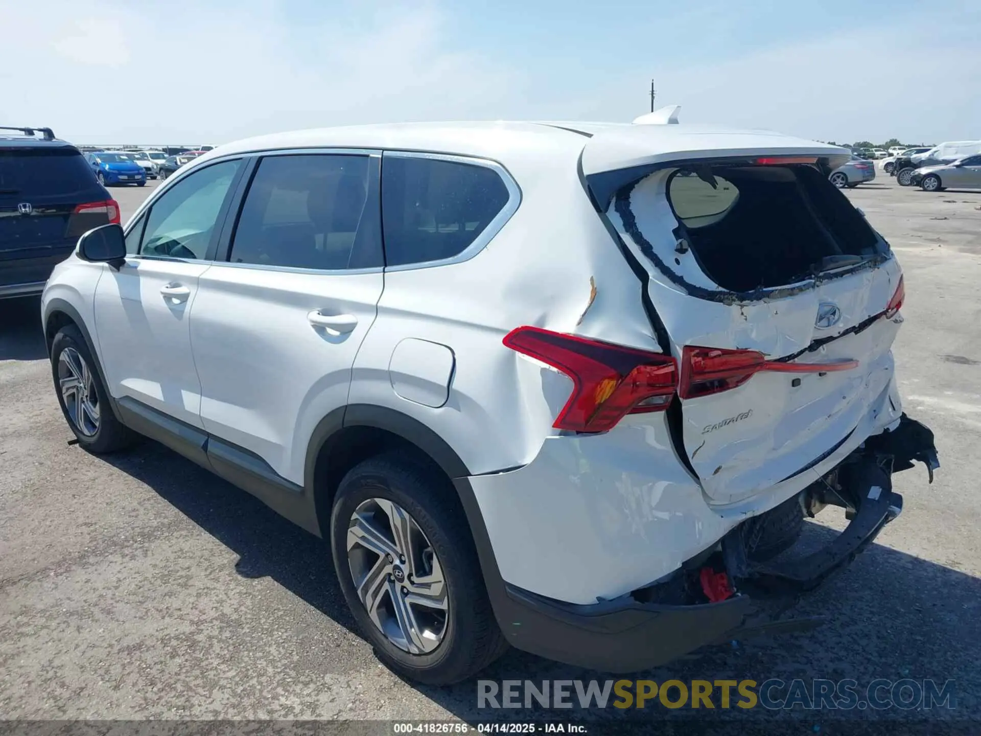 3 Фотография поврежденного автомобиля 5NMS14AJ3PH626107 HYUNDAI SANTA FE 2023