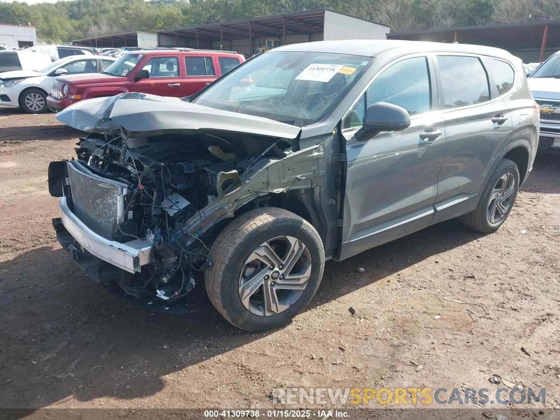2 Фотография поврежденного автомобиля 5NMS14AJ6PH654953 HYUNDAI SANTA FE 2023