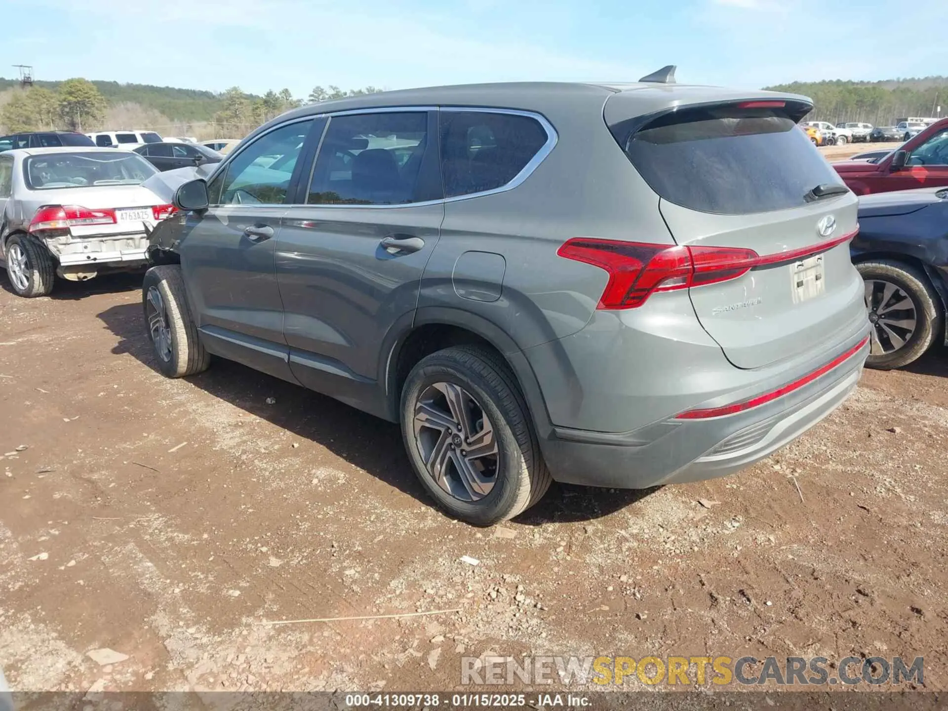 3 Фотография поврежденного автомобиля 5NMS14AJ6PH654953 HYUNDAI SANTA FE 2023