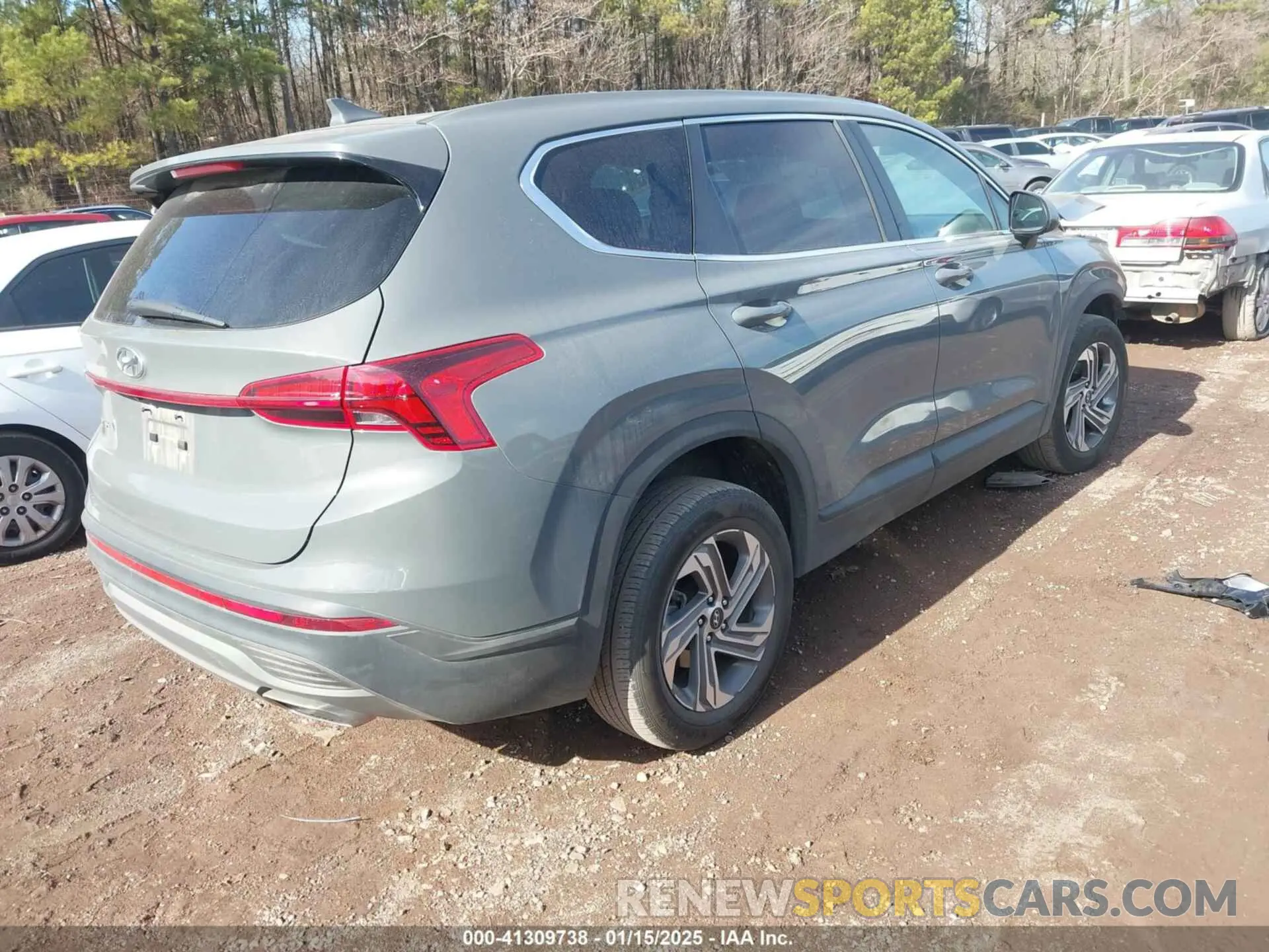 4 Фотография поврежденного автомобиля 5NMS14AJ6PH654953 HYUNDAI SANTA FE 2023
