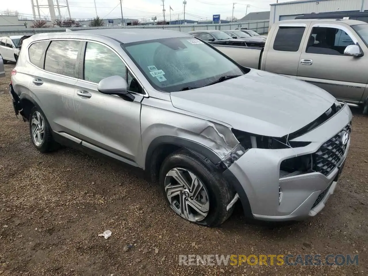 4 Photograph of a damaged car 5NMS14AJ9PH489786 HYUNDAI SANTA FE 2023
