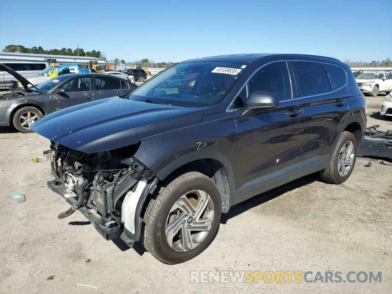 1 Photograph of a damaged car 5NMS1DAJ7PH493643 HYUNDAI SANTA FE 2023