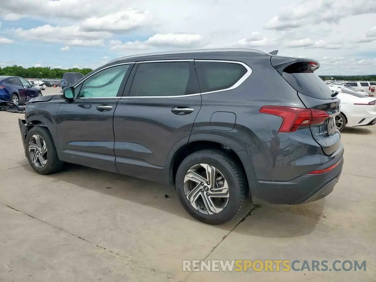 2 Photograph of a damaged car 5NMS24AJ1PH516153 HYUNDAI SANTA FE 2023