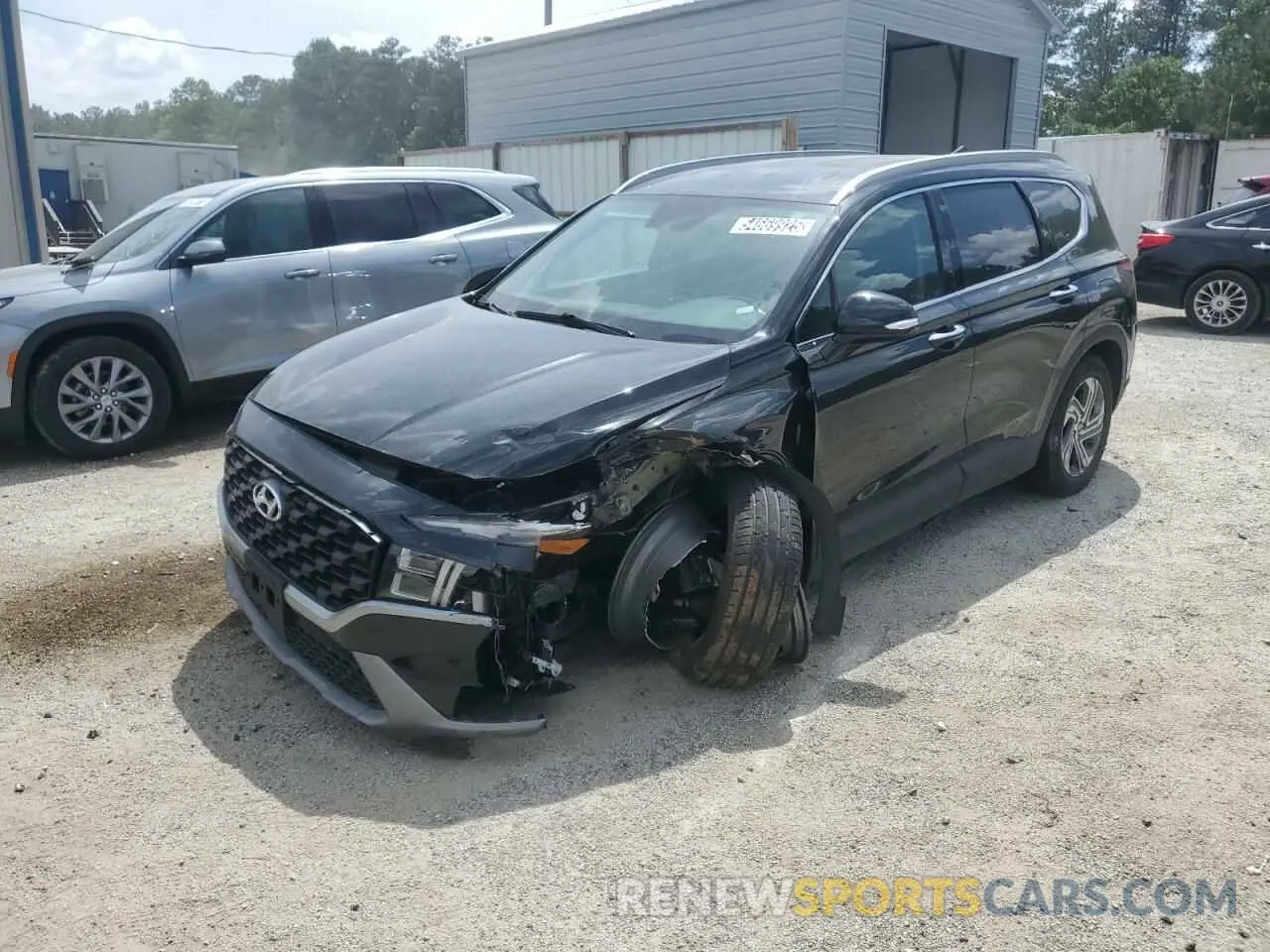 1 Photograph of a damaged car 5NMS24AJ1PH527251 HYUNDAI SANTA FE 2023