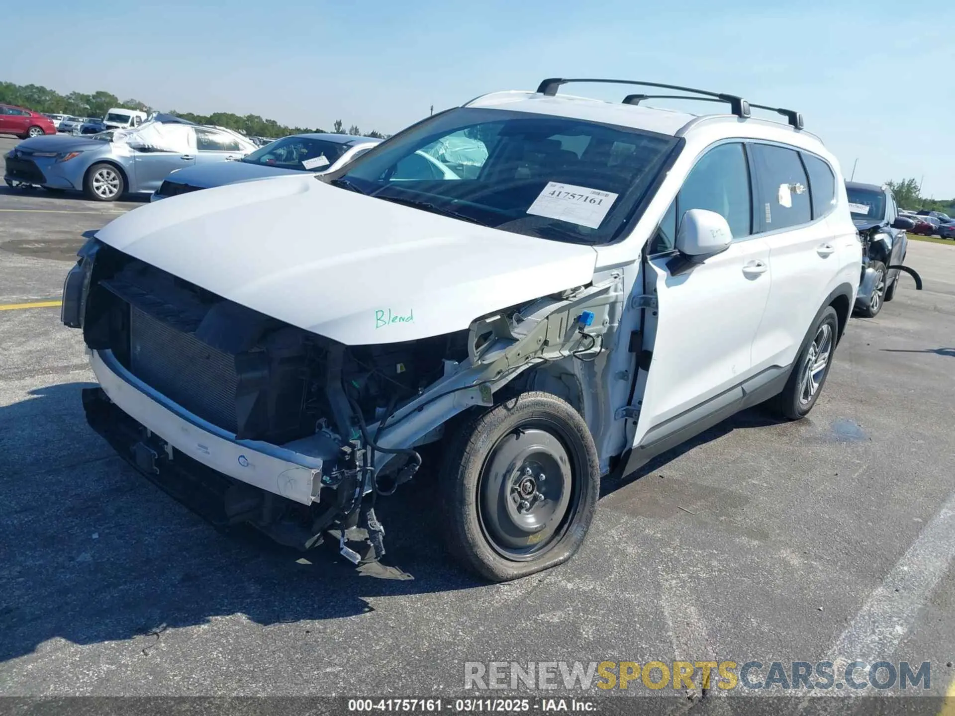 6 Фотография поврежденного автомобиля 5NMS24AJ4PH485626 HYUNDAI SANTA FE 2023