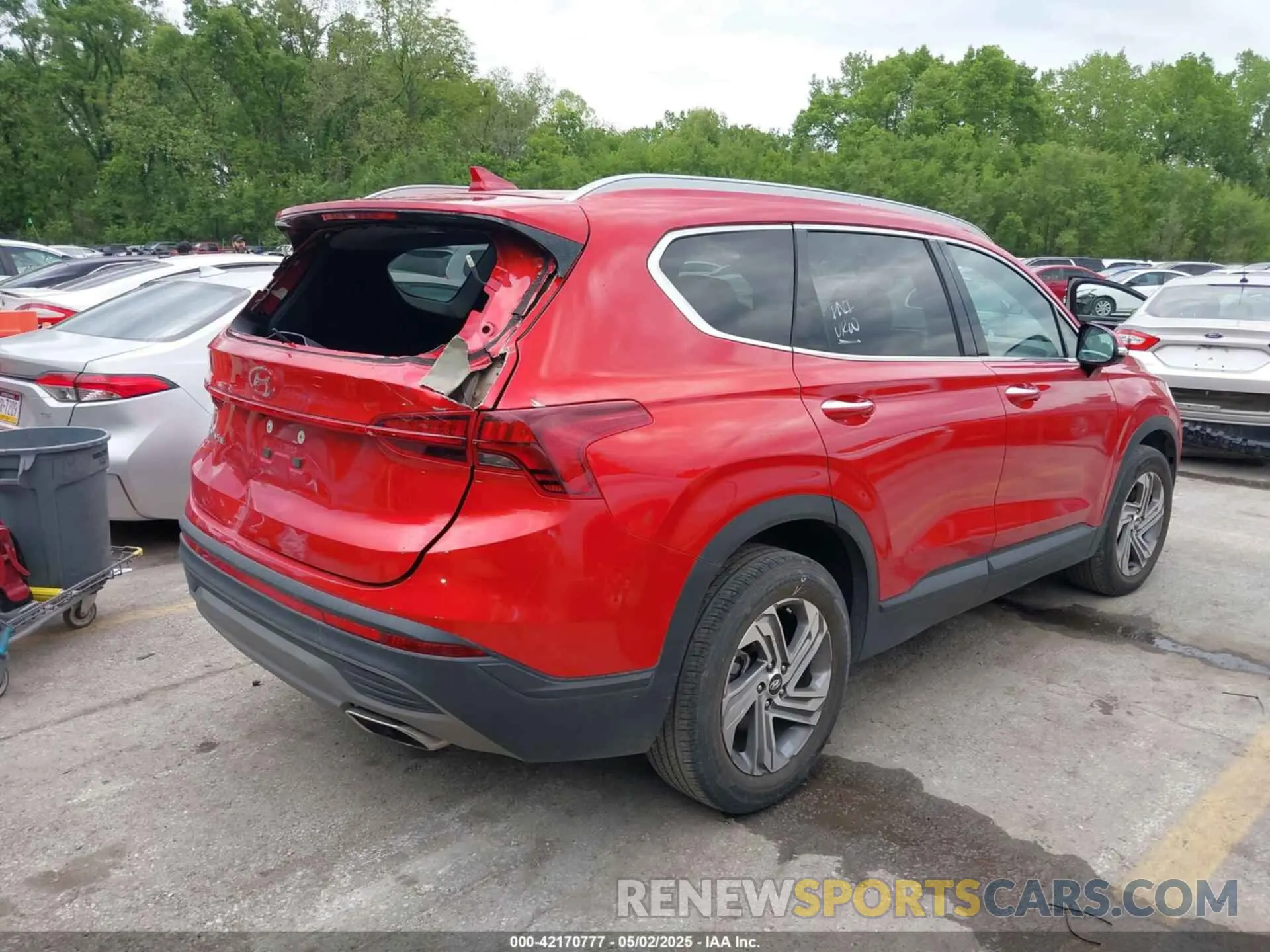 4 Photograph of a damaged car 5NMS24AJ4PH539023 HYUNDAI SANTA FE 2023