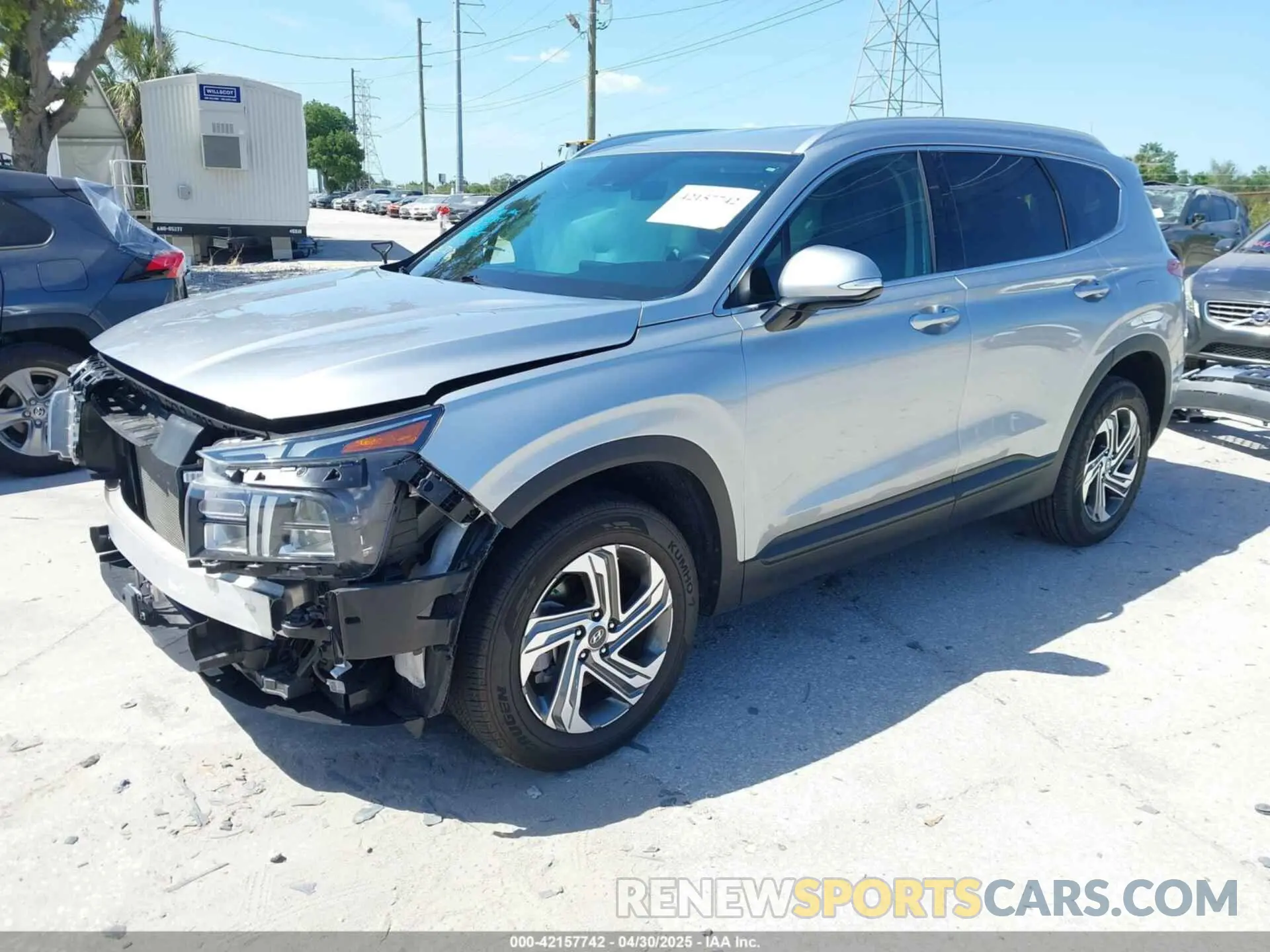 2 Photograph of a damaged car 5NMS24AJ4PH545629 HYUNDAI SANTA FE 2023
