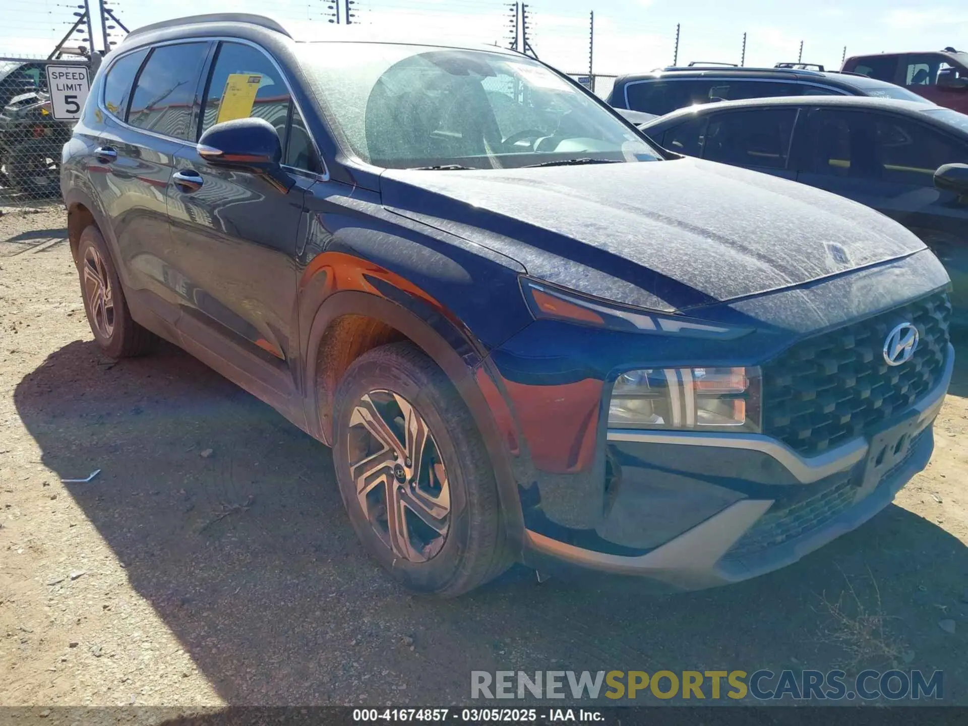 1 Фотография поврежденного автомобиля 5NMS24AJ5PH506449 HYUNDAI SANTA FE 2023