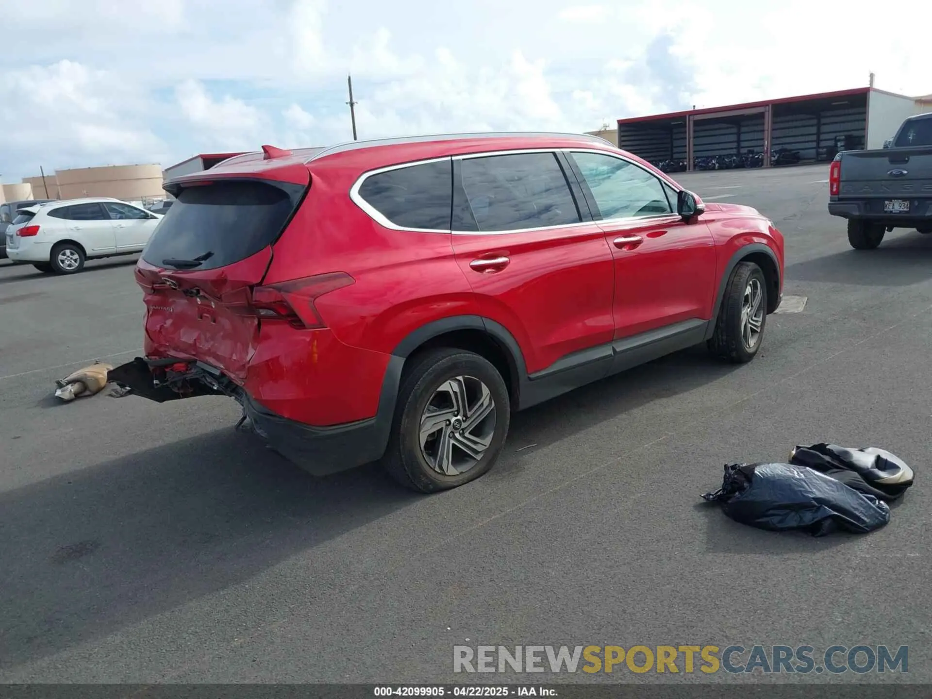 4 Фотография поврежденного автомобиля 5NMS24AJ5PH581071 HYUNDAI SANTA FE 2023