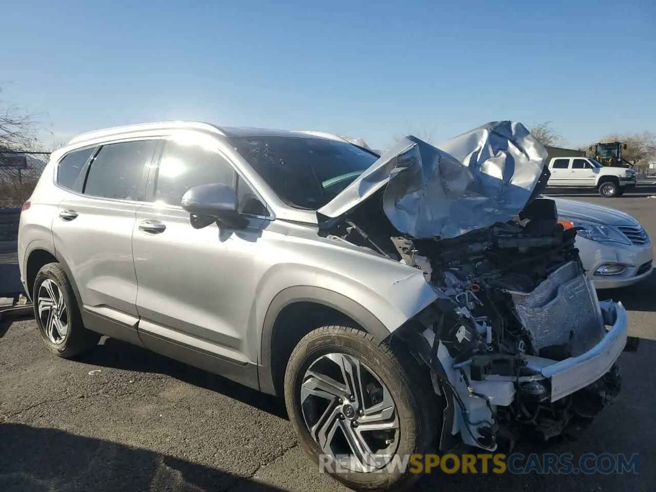 4 Фотография поврежденного автомобиля 5NMS24AJ5PH648171 HYUNDAI SANTA FE 2023
