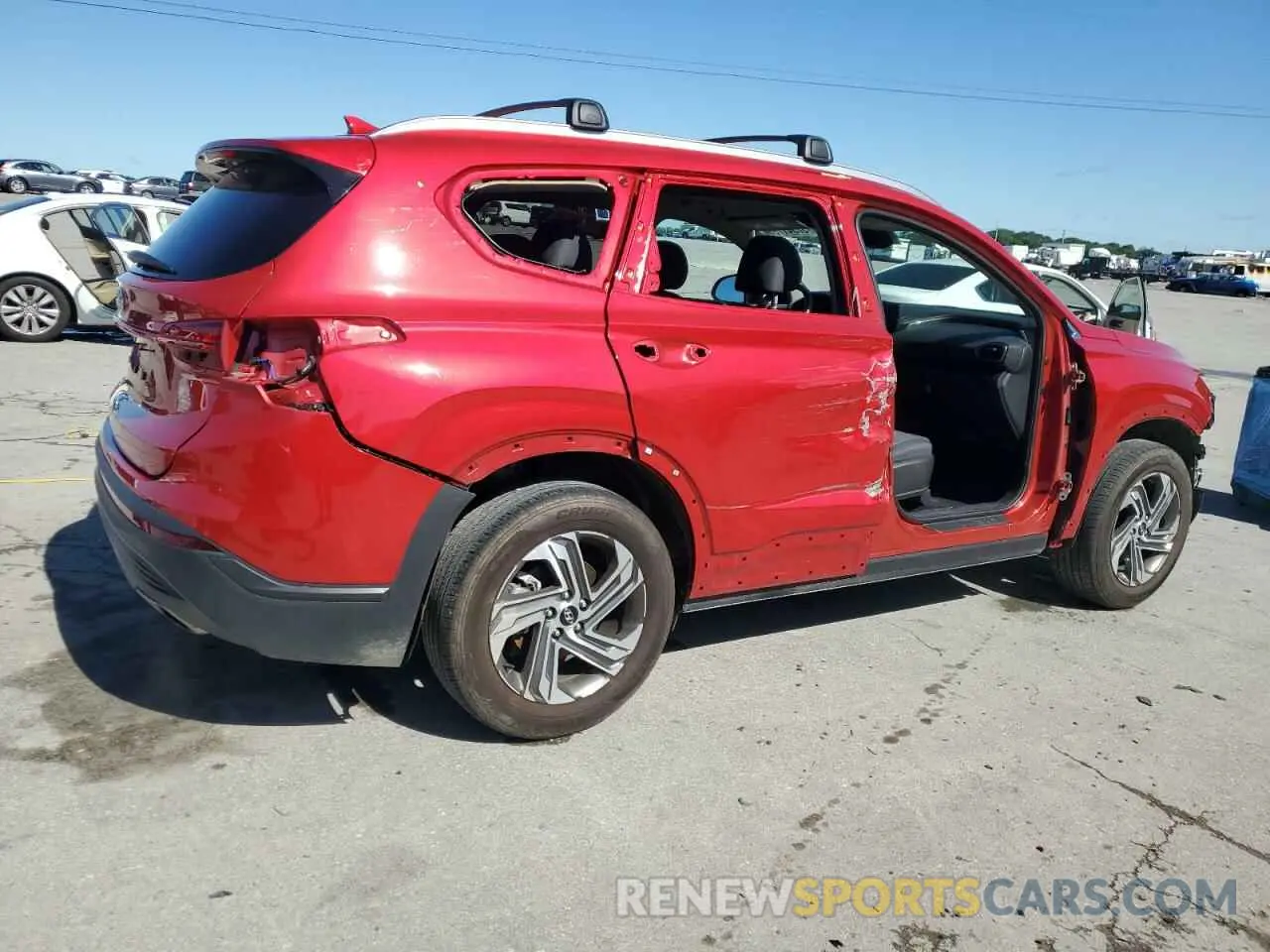 3 Фотография поврежденного автомобиля 5NMS24AJ7PH507733 HYUNDAI SANTA FE 2023