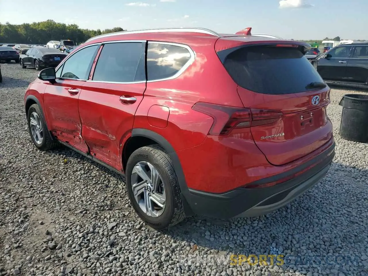 2 Photograph of a damaged car 5NMS24AJ7PH553367 HYUNDAI SANTA FE 2023