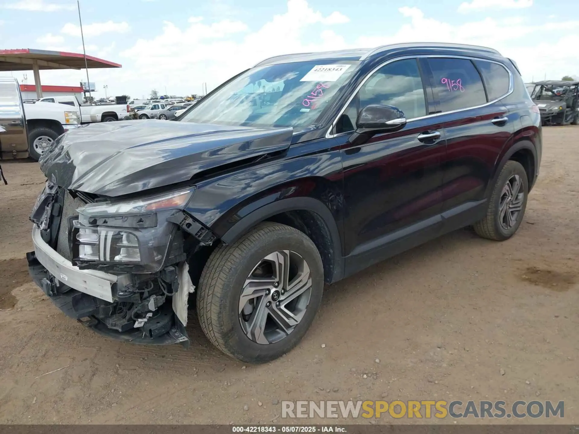 2 Фотография поврежденного автомобиля 5NMS24AJ7PH563090 HYUNDAI SANTA FE 2023