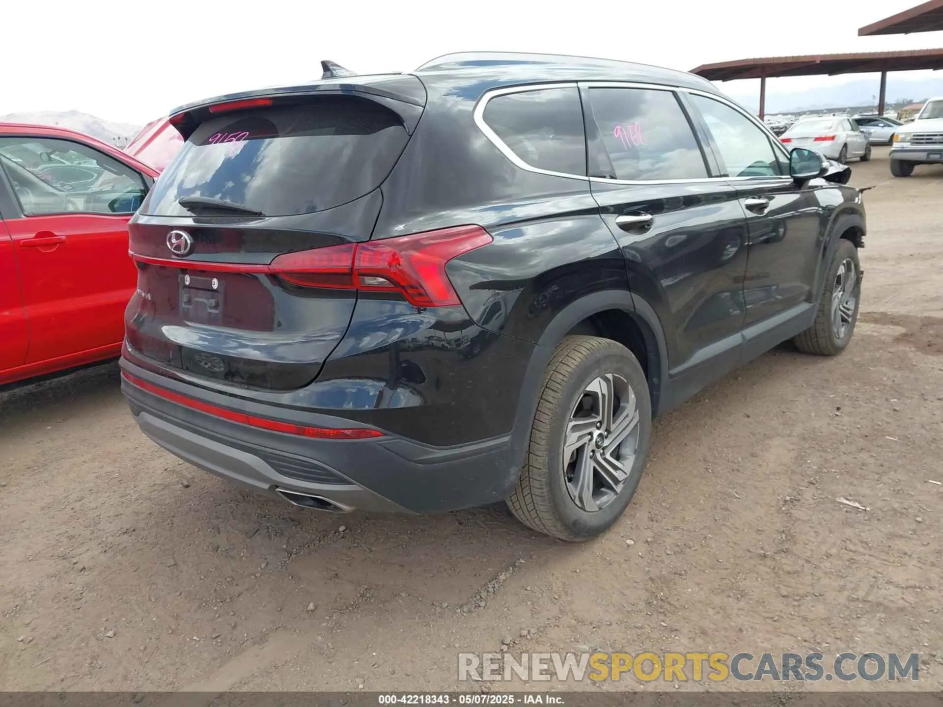 4 Фотография поврежденного автомобиля 5NMS24AJ7PH563090 HYUNDAI SANTA FE 2023