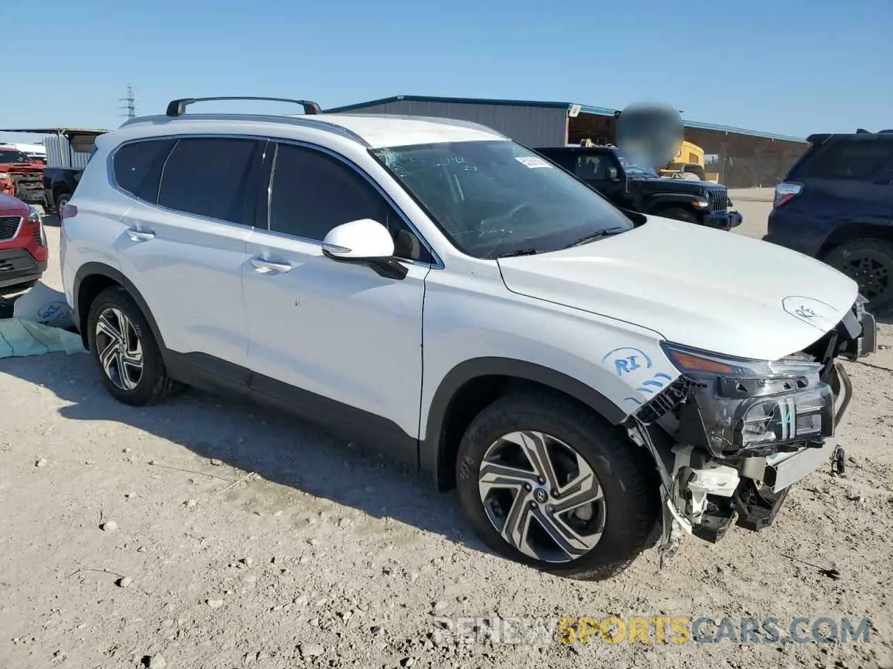 4 Photograph of a damaged car 5NMS24AJ8PH641389 HYUNDAI SANTA FE 2023