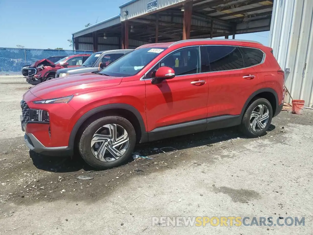 1 Photograph of a damaged car 5NMS24AJXPH550110 HYUNDAI SANTA FE 2023