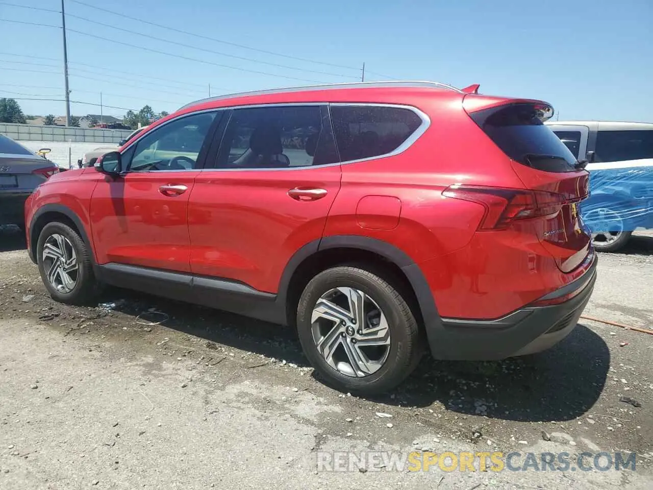 2 Photograph of a damaged car 5NMS24AJXPH550110 HYUNDAI SANTA FE 2023