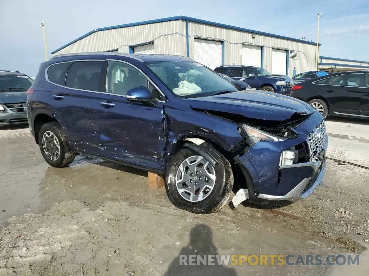 4 Фотография поврежденного автомобиля 5NMS2DA10PH006571 HYUNDAI SANTA FE 2023