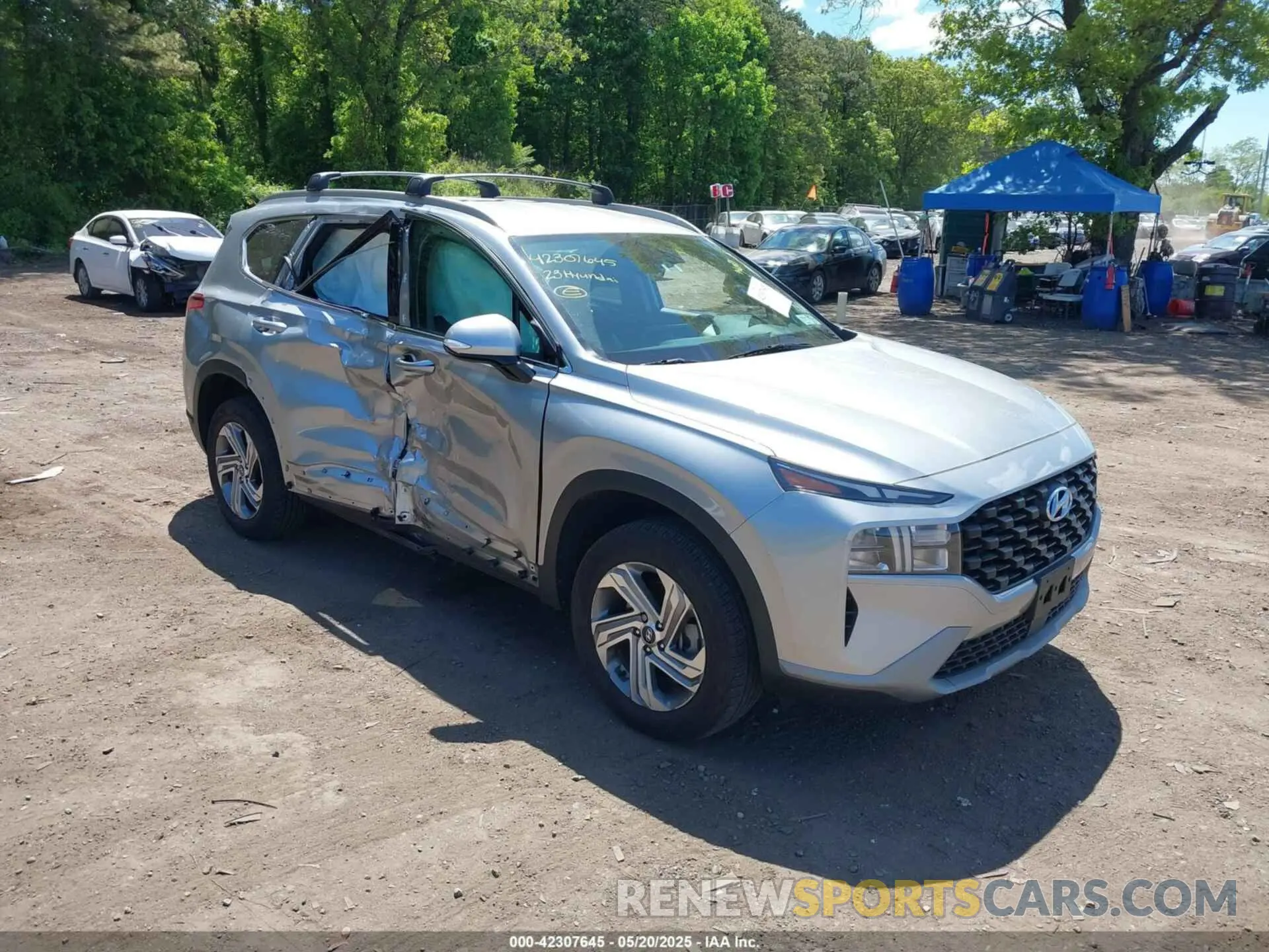 1 Photograph of a damaged car 5NMS2DAJ6PH540075 HYUNDAI SANTA FE 2023