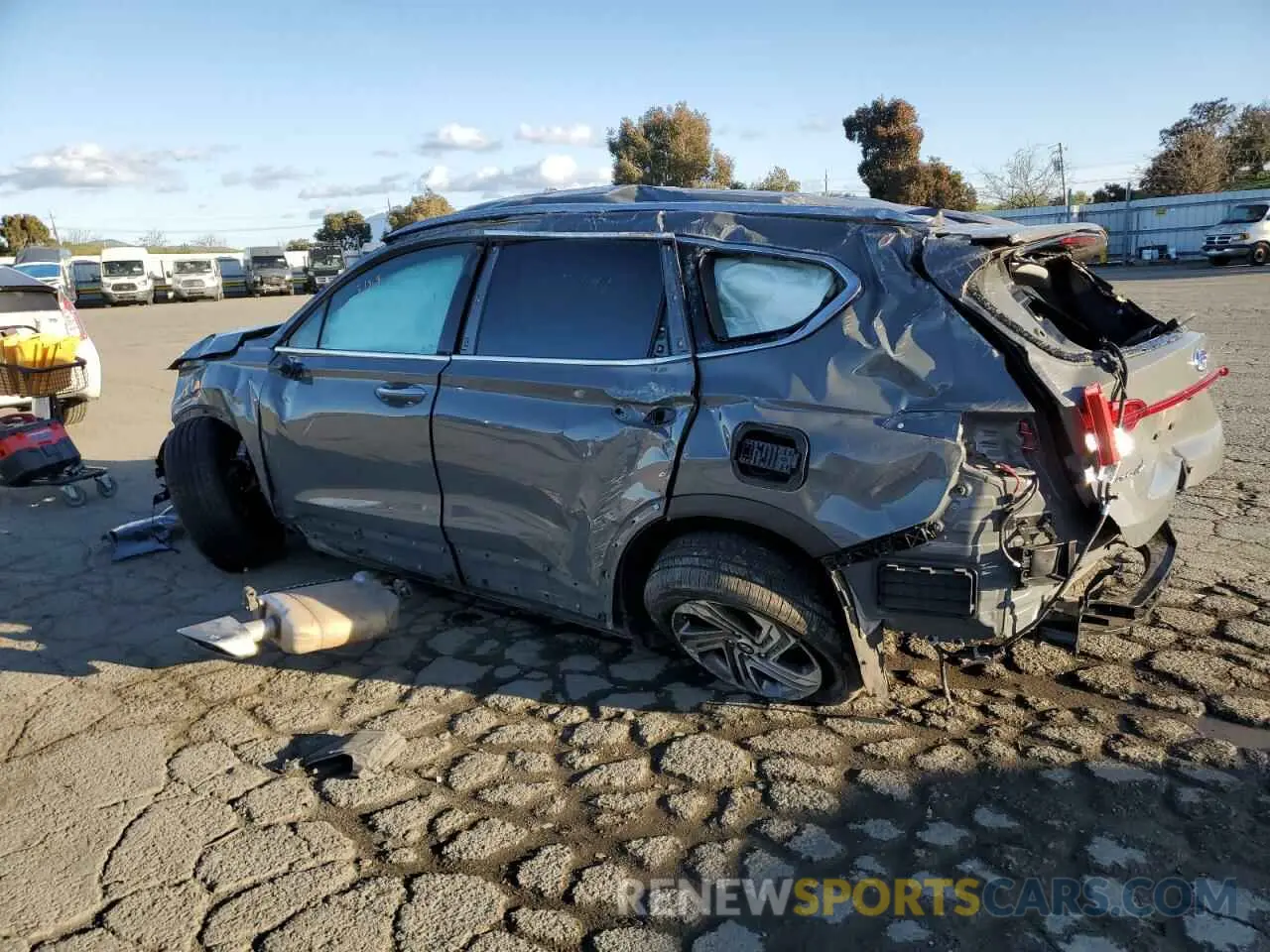2 Photograph of a damaged car 5NMS2DAJXPH487171 HYUNDAI SANTA FE 2023