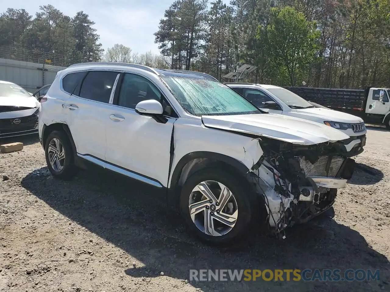 4 Фотография поврежденного автомобиля 5NMS34AJ2PH528776 HYUNDAI SANTA FE 2023