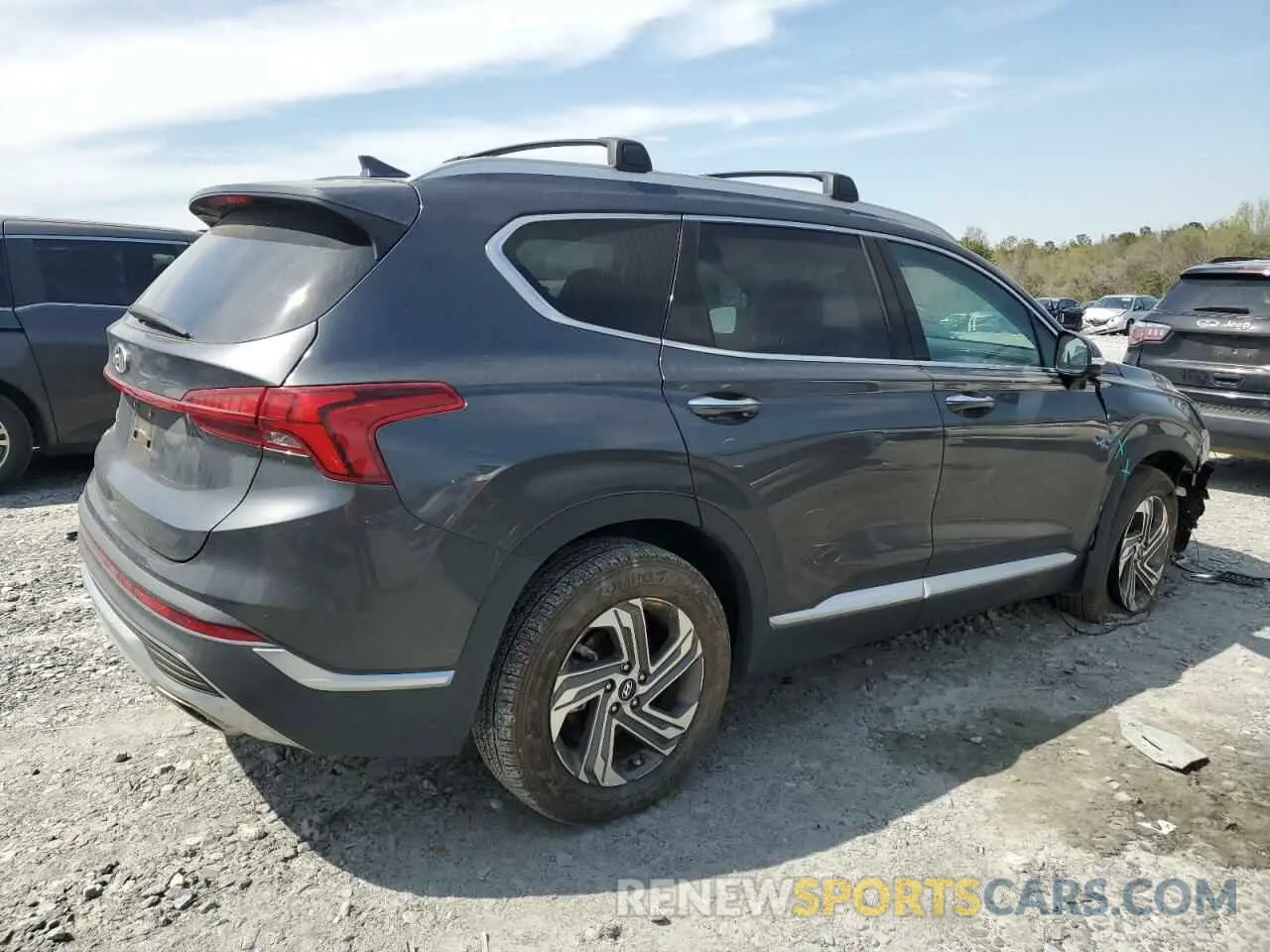 3 Фотография поврежденного автомобиля 5NMS34AJ6PH588589 HYUNDAI SANTA FE 2023