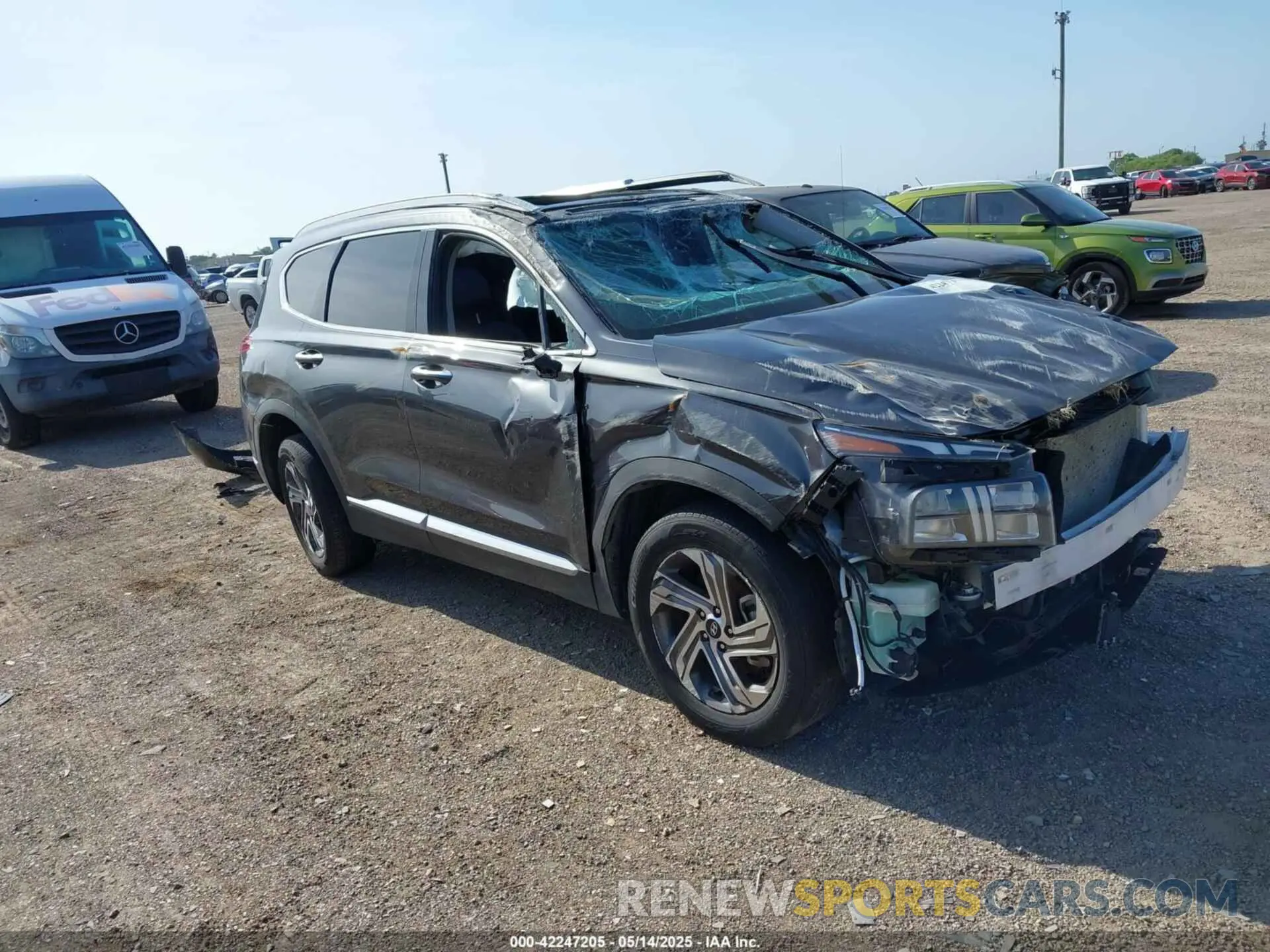 1 Photograph of a damaged car 5NMS34AJ8PH614027 HYUNDAI SANTA FE 2023