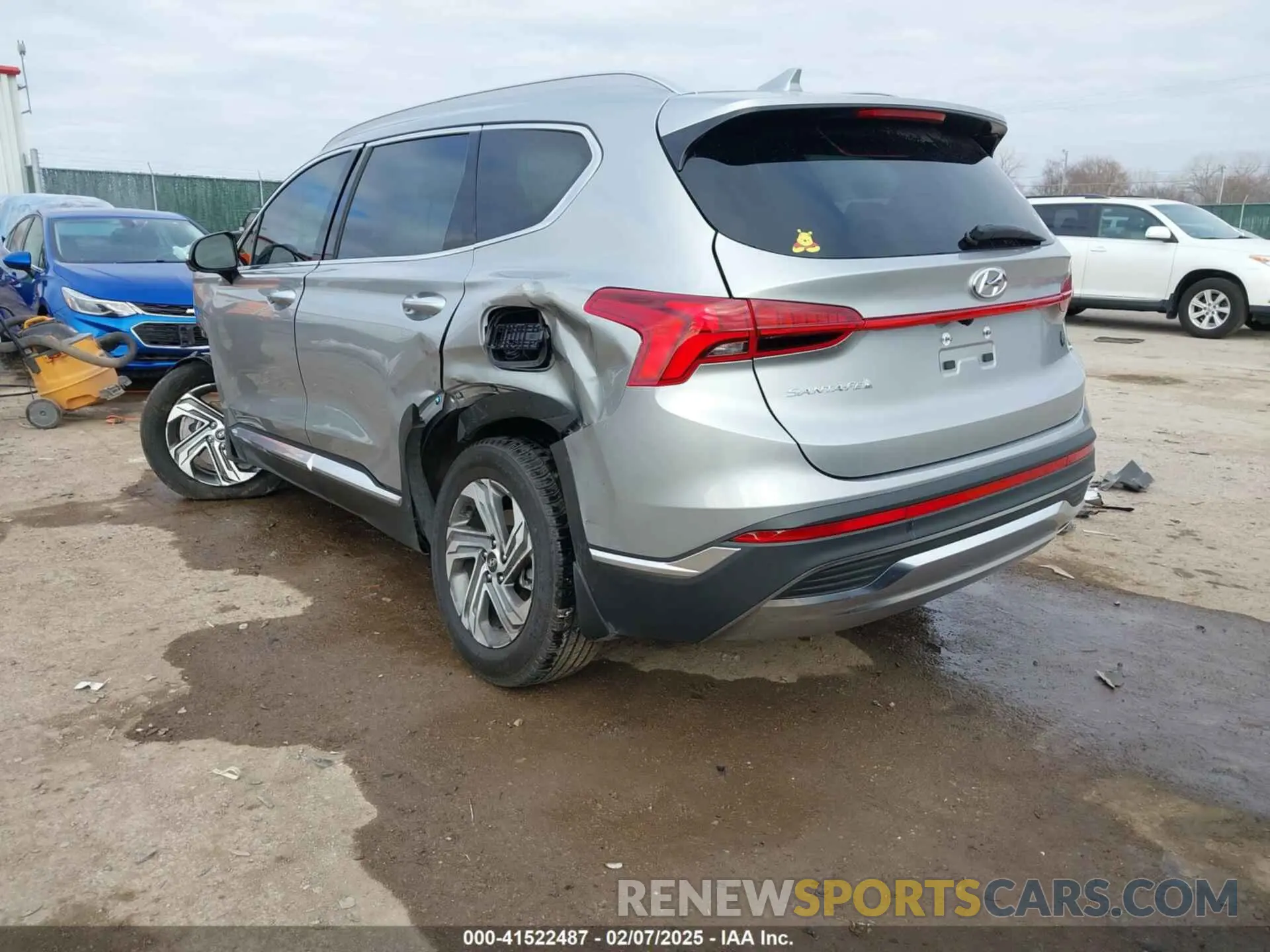 3 Фотография поврежденного автомобиля 5NMS34AJXPH605670 HYUNDAI SANTA FE 2023