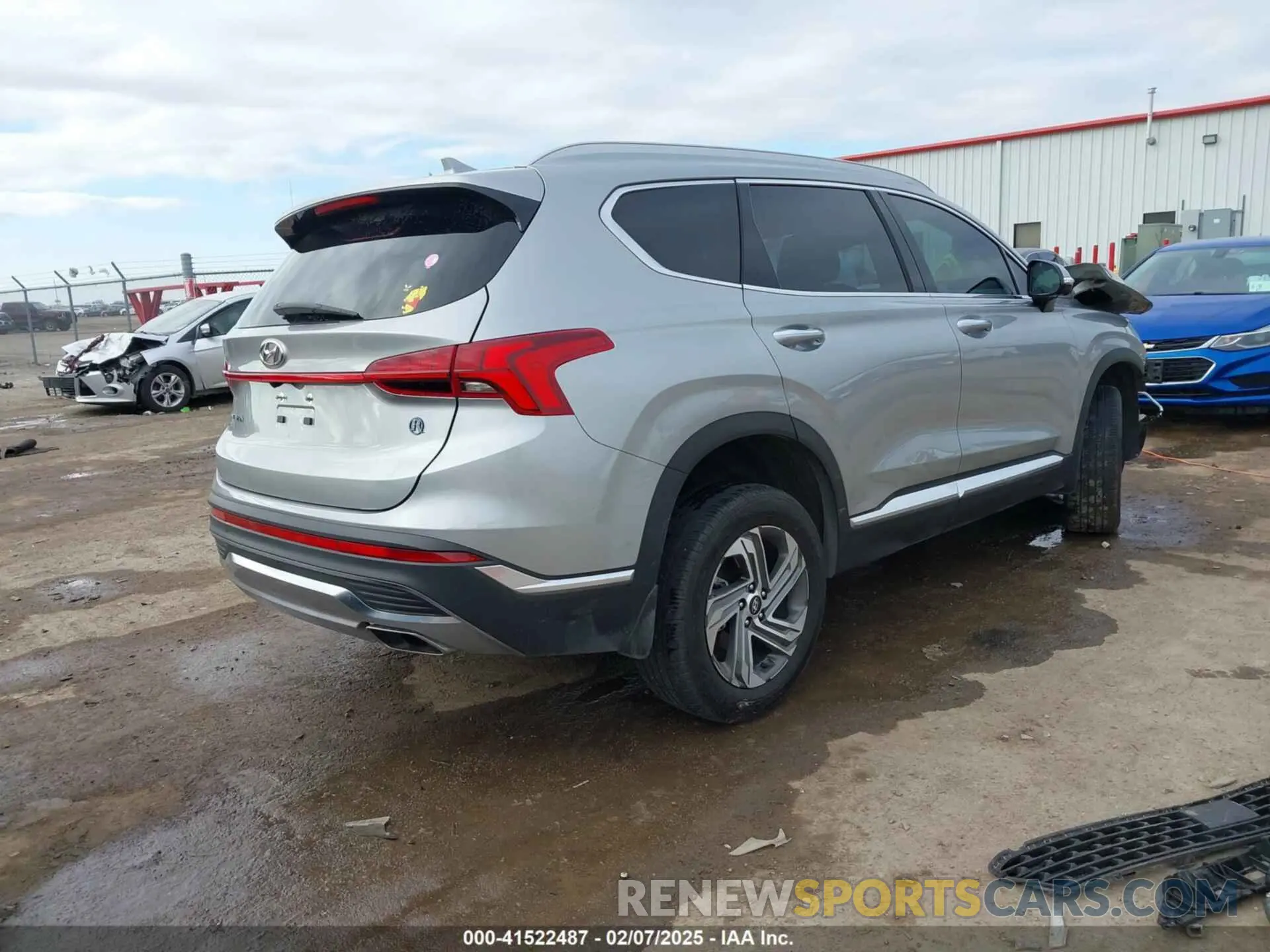 4 Фотография поврежденного автомобиля 5NMS34AJXPH605670 HYUNDAI SANTA FE 2023