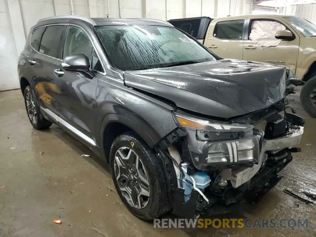 4 Photograph of a damaged car 5NMS3DA14PH011334 HYUNDAI SANTA FE 2023