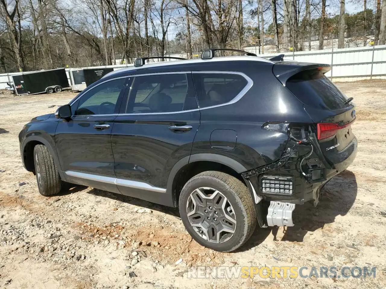2 Фотография поврежденного автомобиля 5NMS3DA15PH020463 HYUNDAI SANTA FE 2023
