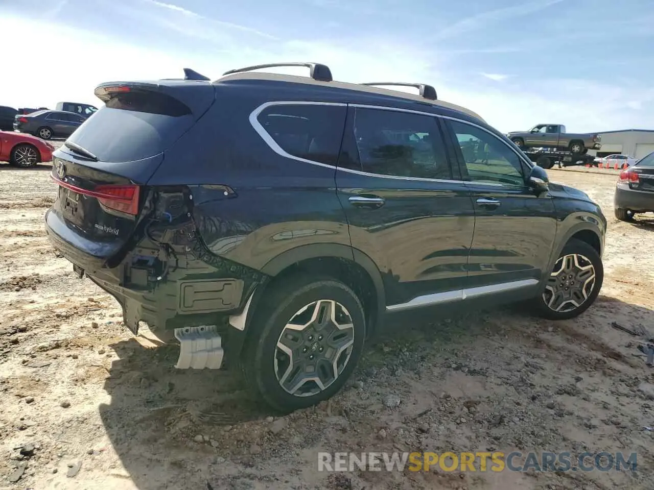 3 Фотография поврежденного автомобиля 5NMS3DA15PH020463 HYUNDAI SANTA FE 2023