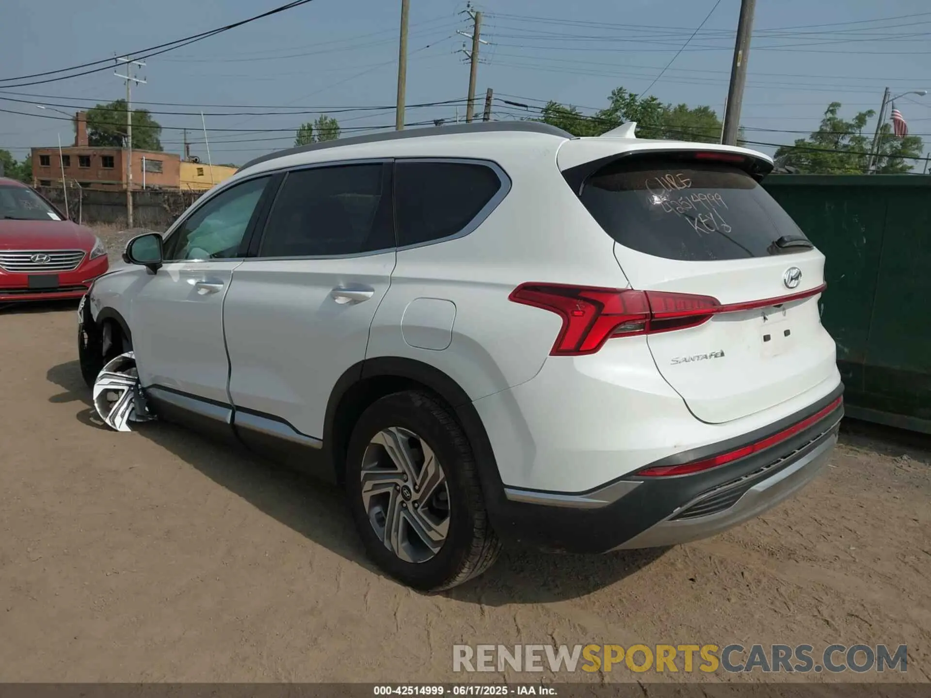3 Фотография поврежденного автомобиля 5NMS3DAJ0PH524080 HYUNDAI SANTA FE 2023