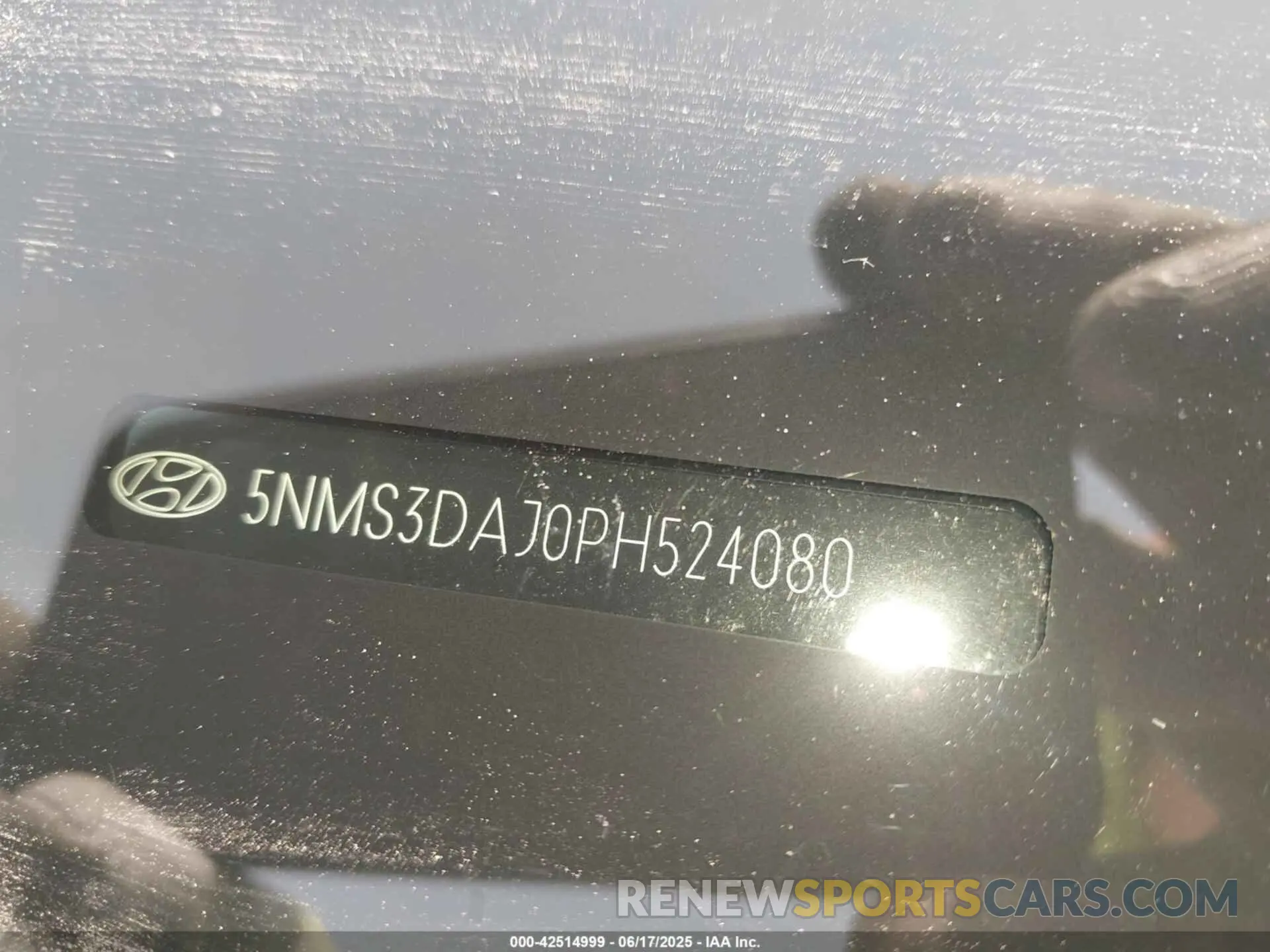 9 Фотография поврежденного автомобиля 5NMS3DAJ0PH524080 HYUNDAI SANTA FE 2023