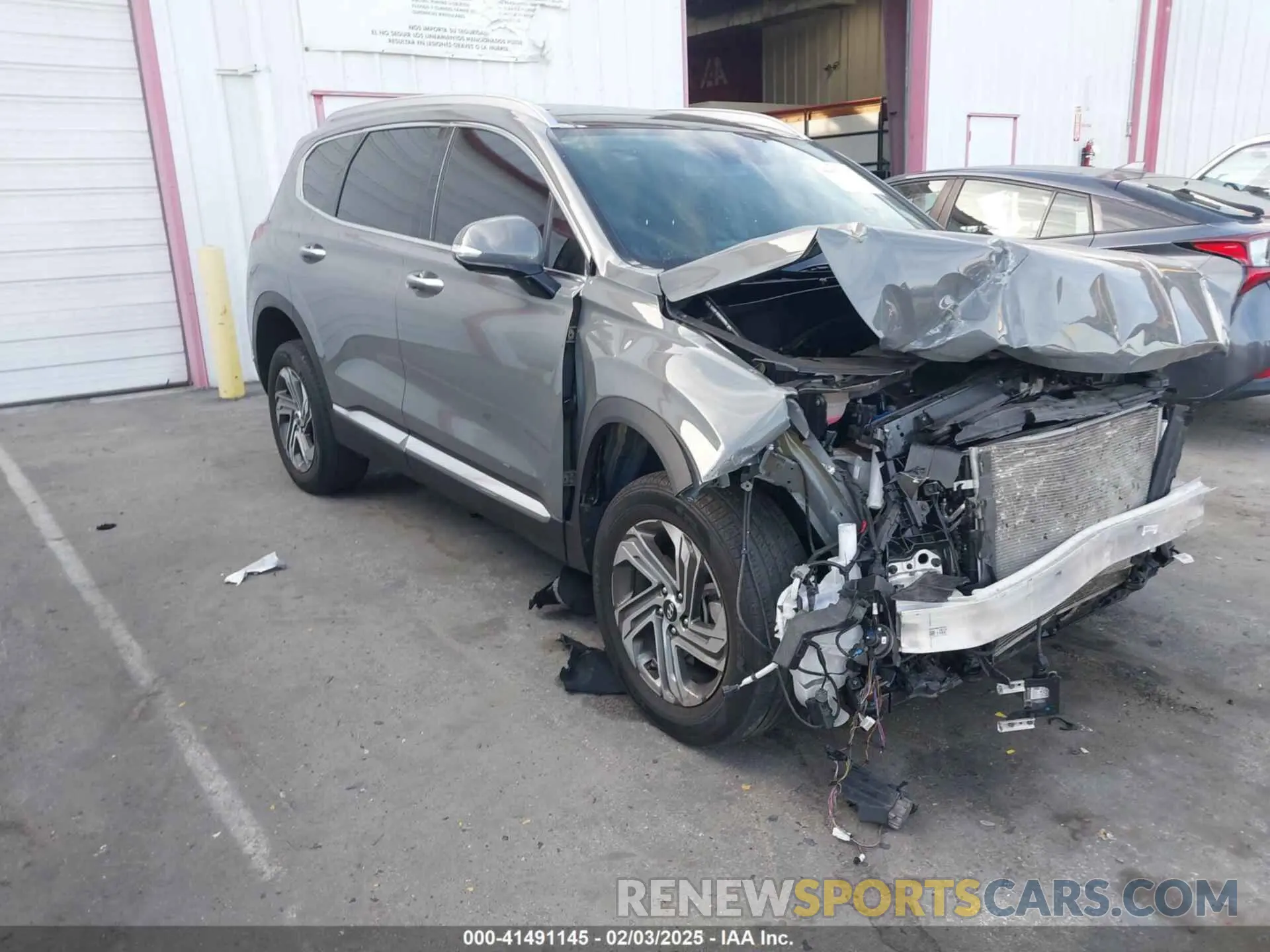 1 Фотография поврежденного автомобиля 5NMS3DAJ1PH535380 HYUNDAI SANTA FE 2023