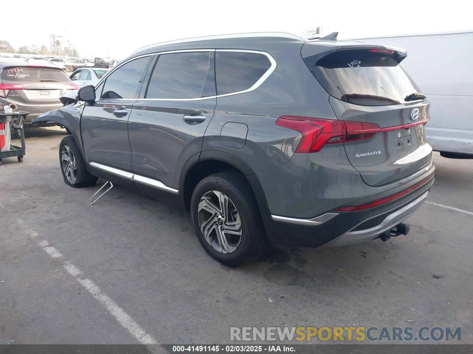 3 Фотография поврежденного автомобиля 5NMS3DAJ1PH535380 HYUNDAI SANTA FE 2023
