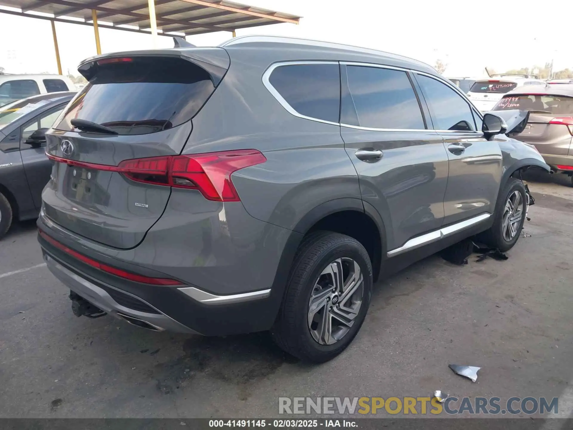 4 Фотография поврежденного автомобиля 5NMS3DAJ1PH535380 HYUNDAI SANTA FE 2023