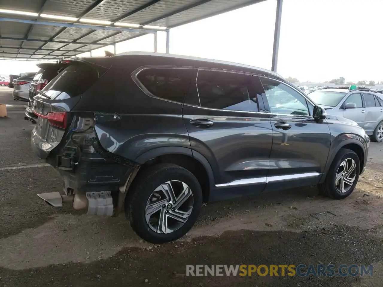 3 Фотография поврежденного автомобиля 5NMS3DAJ2PH618381 HYUNDAI SANTA FE 2023