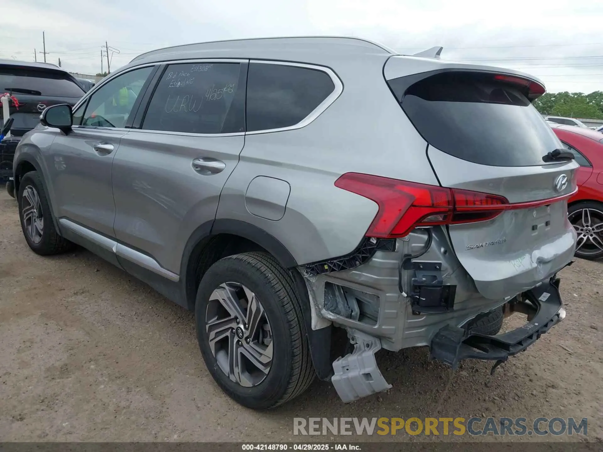 3 Фотография поврежденного автомобиля 5NMS3DAJ5PH638673 HYUNDAI SANTA FE 2023