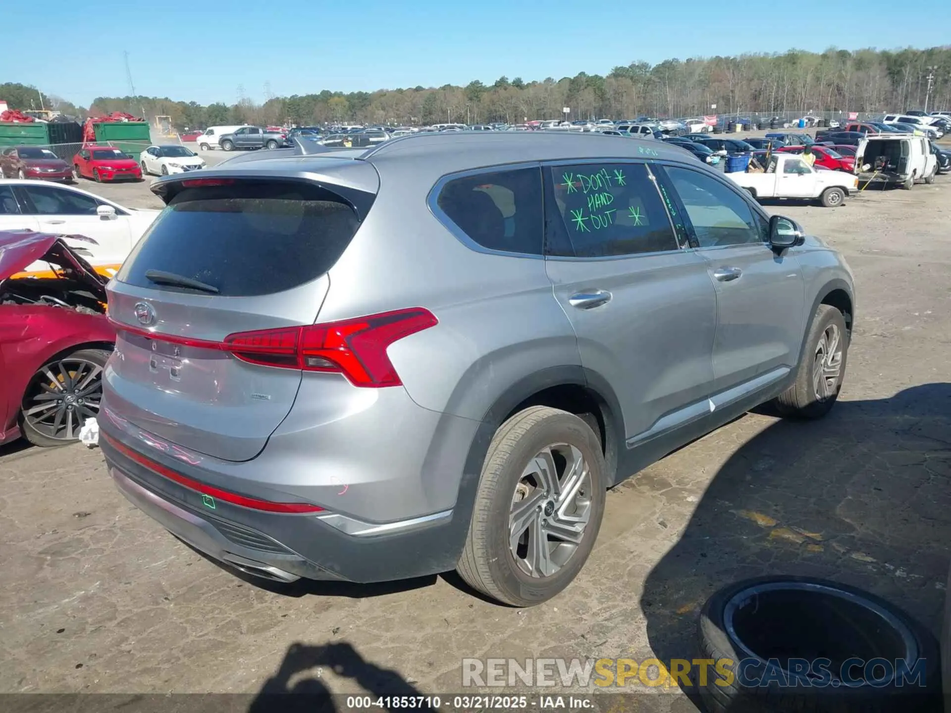 4 Photograph of a damaged car 5NMS3DAJ6PH518378 HYUNDAI SANTA FE 2023