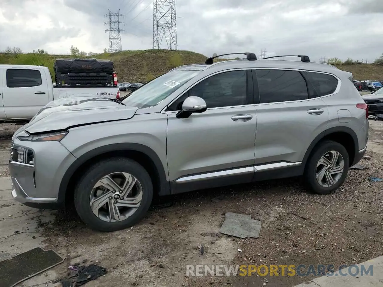1 Photograph of a damaged car 5NMS3DAJ9PH512784 HYUNDAI SANTA FE 2023
